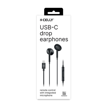 UP1300TYPEC - USB-C Stereo Wired Earphones - Nero