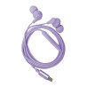 UP1600TYPEC - USB-C Stereo Wired Earphones - Viola