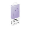 UP1600TYPEC - USB-C Stereo Wired Earphones - Viola