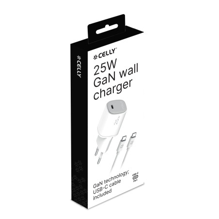 UPTC1USBC25WCTC - 25W GaN Wall Charger + USB-C to USB-C cable
