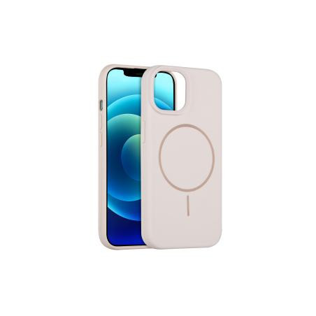 Cover Skin Mag per IPHONE 14 (Bianco Rosa)