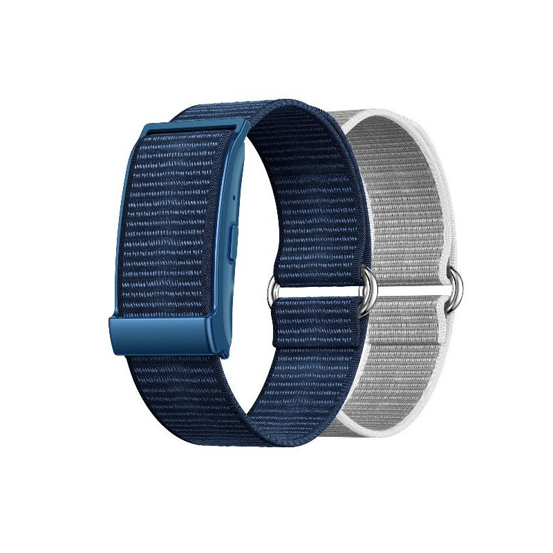 NILOX - Screenless Smart Band (Blu/Grigio)