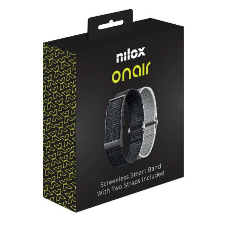 NILOX - Screenless Smart Band (Nero/Grigio)