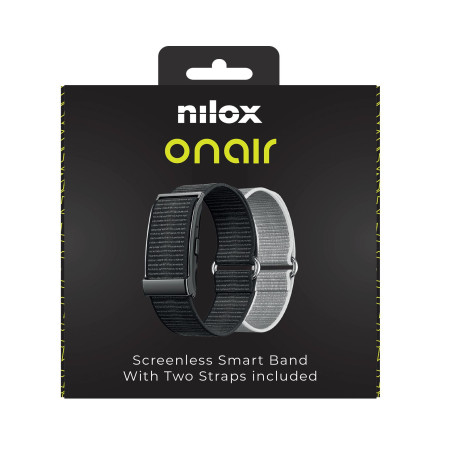 NILOX - Screenless Smart Band (Nero/Grigio)