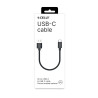 USBAUSBCCOT30 - 60W USB-A to USB-C Cotton Braided Cable 30cm