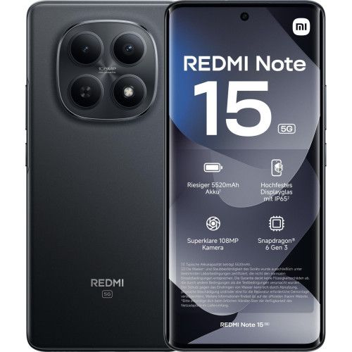Xiaomi Redmi Note 15 5G 8+256 Black