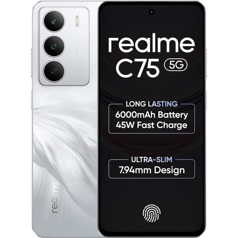 Realme C75 8+256GB Storm Black