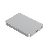 Power bank - 15W Wireless Powerbank 5000 mAh LED - Silver