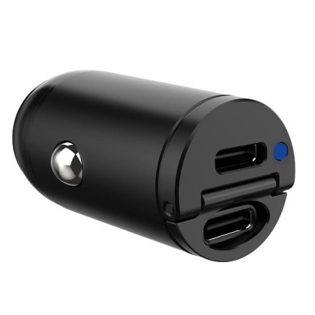 CCMINI2USBC - Caricabatteria da auto con doppia porta USB-C