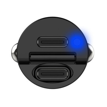 CCMINI2USBC - Caricabatteria da auto con doppia porta USB-C