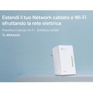 TP-Link TL-WPA4220 Powerline WiFi Extender - AV600