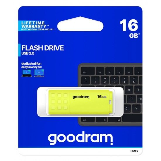 Pendrive GoodRAM 16GB UME2 Yellow