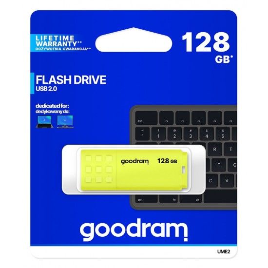 Pendrive GoodRAM 128GB UME2 Yellow