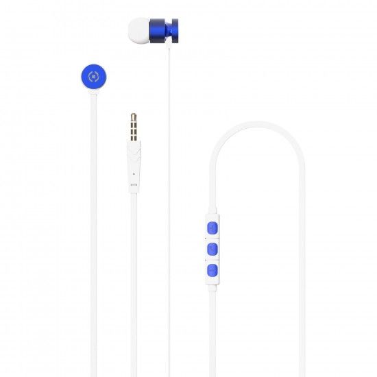 Stereo Earphones 3.5 mm Blue