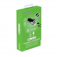 Kit Car Charger USBturbo USBlight Cable Black