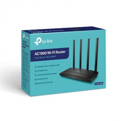 TP-Link Archer C80 Router WiFi Dual Band AC1900 5 porte Gbit