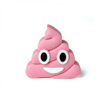 Powerbank 2200 Emoji Poo Pink