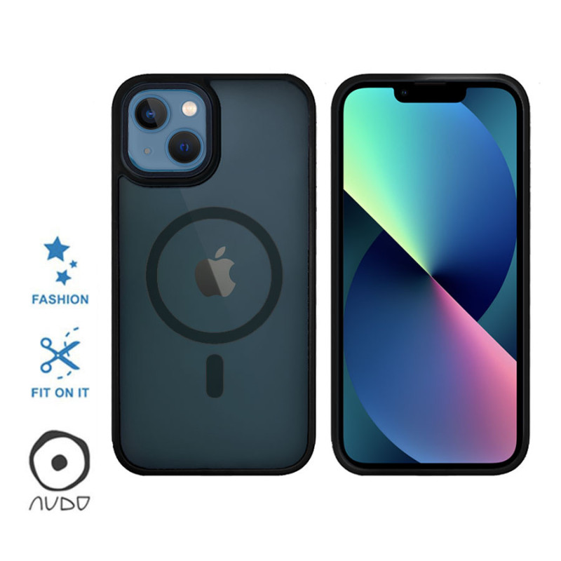 Cover Haze Mag per IPHONE 13 / 14 (Nero)
