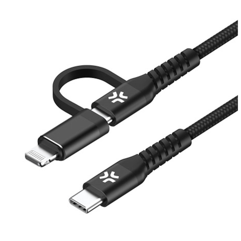 USBC2IN1 - 2IN1 Cable: USB-C & Lightning 100W