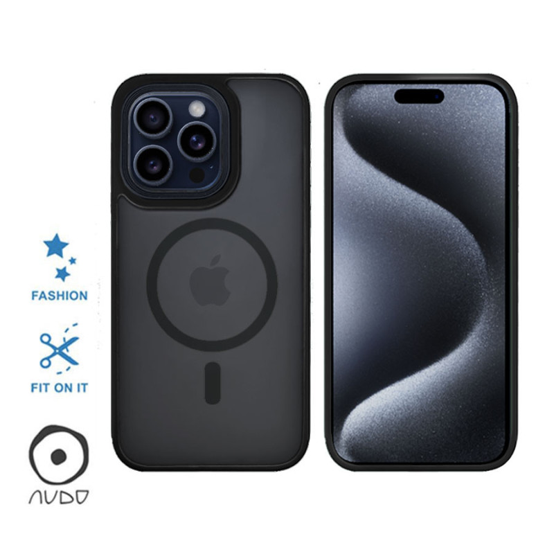 Cover Haze Mag per IPHONE 15 PRO (Nero)