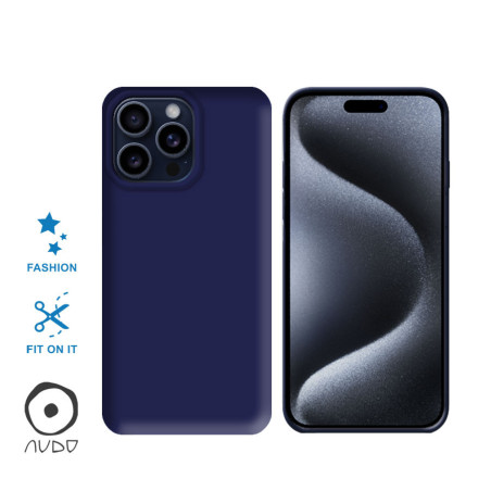 Cover Fluid (Blu) per IPHONE 15 PRO