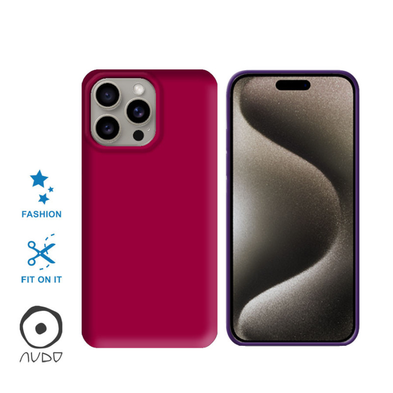 Cover Fluid (Ciliegia) per IPHONE 15 PRO MAX