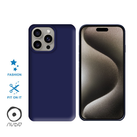 Cover PAVONE per IPHONE 15 PRO MAX (Blu)