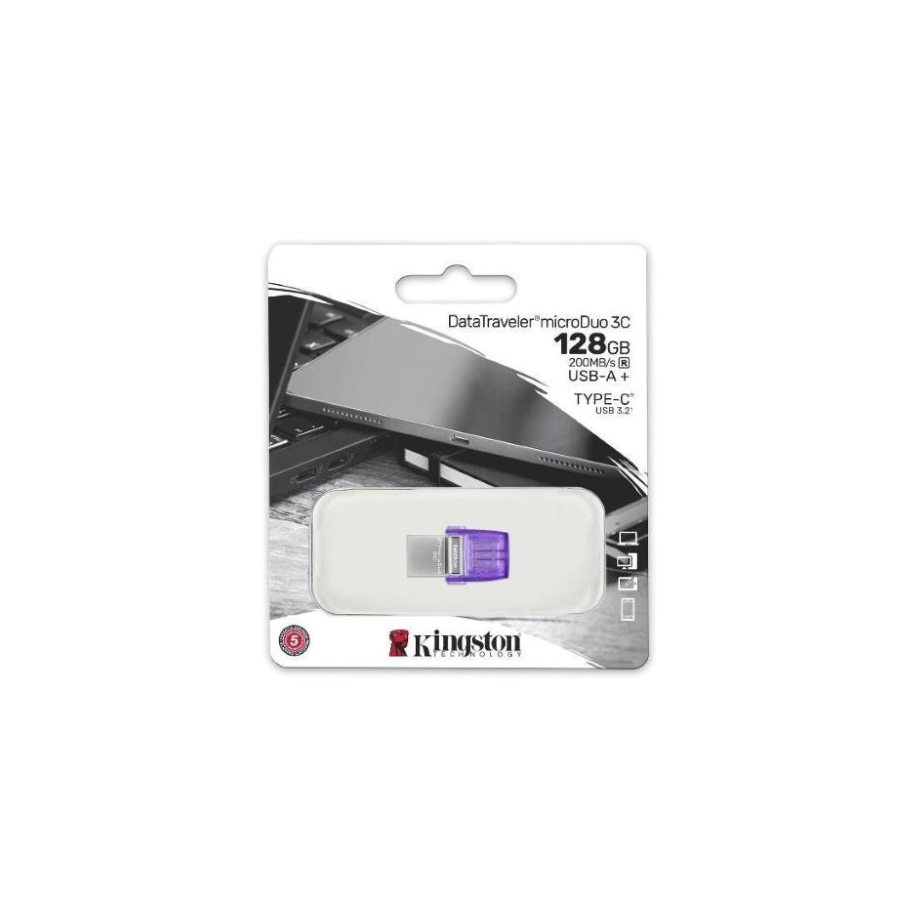 Pendrive Kingston 128GB DT Duo 3C USB 3.2 OTG Pendrive Kingston 128GB DT Duo 3C USB 3.2 OTG