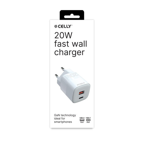 TC2USBUSBC20EVO - USB-A / USB-C Wall Charger 20W [PRO POWER]