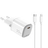 UPTC1USBC20WCTL - 20W GaN Wall Charger + USB-C to Lightning cable